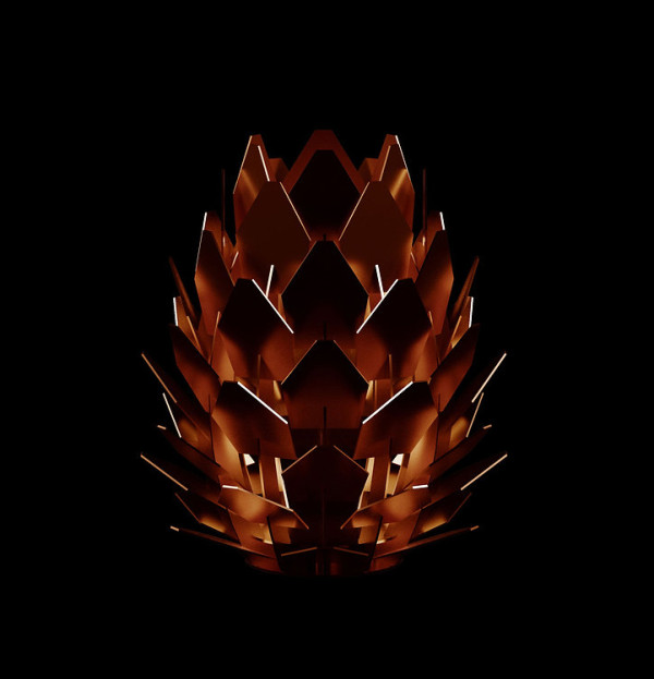 Tommre Kotte Lykta Corten Hem och inredning miljöbild